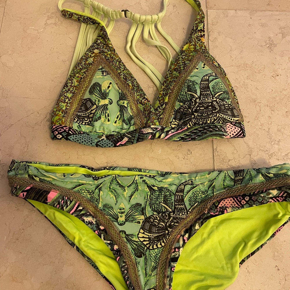 Maaji green bikini